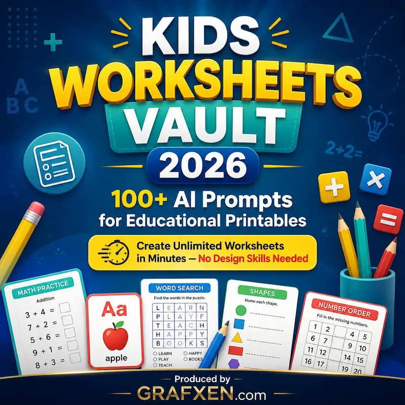 Kids Activity Worksheets Vault